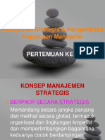 Manajemen Strategis & Pengambilan Keputusan Manajerial