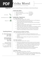 Trisha Morel Resume - Updated 5