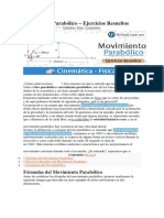 Movimiento Parabólico - Ejercicios Resueltos