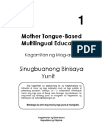 Grade 1 Learners Material Sinugbuanong Binisaya Unit 3 PDF