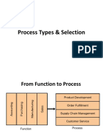 Process Types and Selection