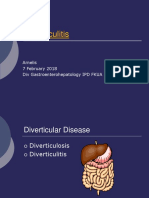 Diverticulitis: Arnelis 7 February 2018 Div Gastroenterohepatology IPD FKUA