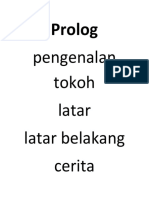 Pengenalan Tokoh Latar Latar Belakang Cerita: Prolog