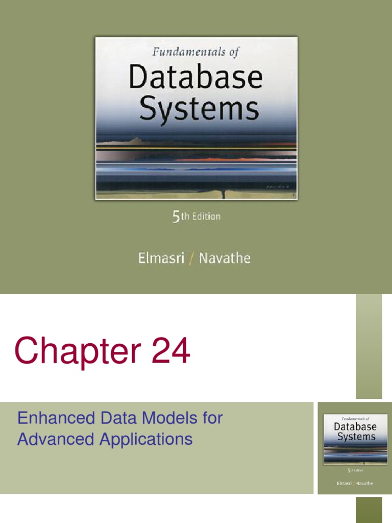 Ch24-Enhanced Data Models For Advanced Applications-1 | PDF ...