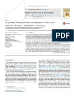 3D Printing Printing Precision and Application in Food Sector