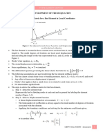 Development of Truss Equation: Finite Element Method