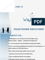 Way2Campus Franchisee Brochure