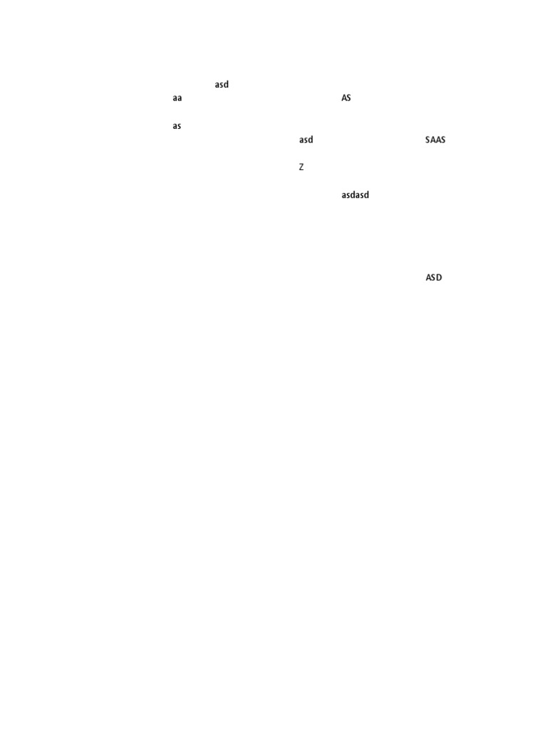Asd Aa AS As Asd Saas Z Asdasd | PDF