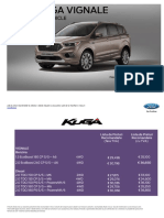 Lista de Preturi Ford Kuga Vignale