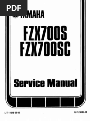 Yamaha FZX 700 '86 To '87 - Service Manual | PDF