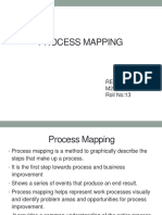 Process Mapping: Rejin SR M2 Ie Roll No:13