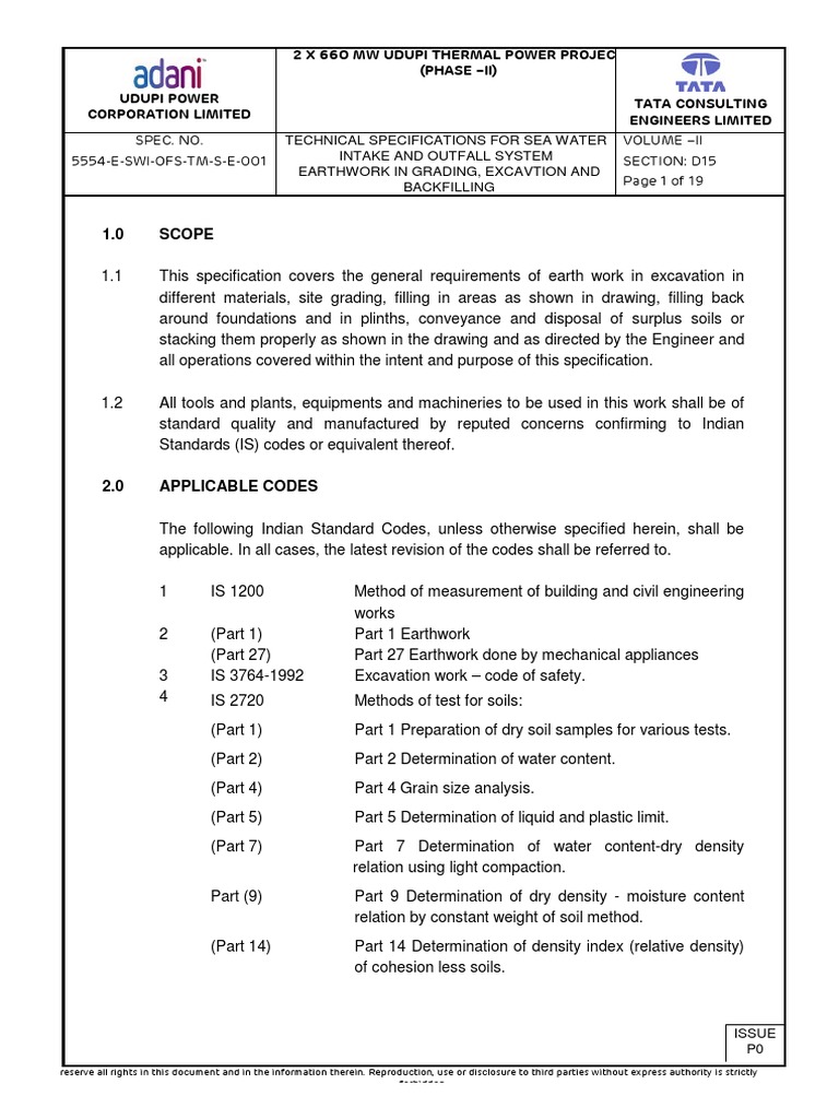 24-D15 - Grading - Excavation - Backfilling PDF | PDF | Soil ...