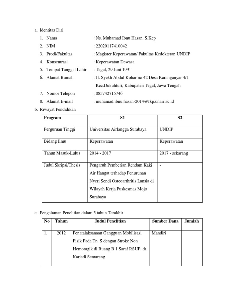 Biodata