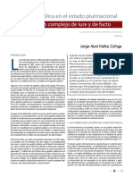 Gestion Publica en El Estado Plurinacional Un Modelo Complejo de Iure y de Facto PDF