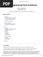 Java Programming Style Guidelines