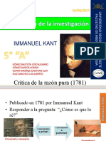 Immanuel Kant Metodologia