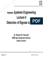 Radar 2009 A6 Detection of Signals in Noise 160213204027