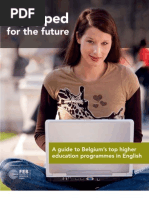 Download Equipped for the future  a guide to Belgiums top higher education programmes in English by VBO-FEB Federation of Enterprises in Belgium SN37151670 doc pdf