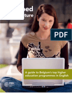 Equipped For The Future: A Guide To Belgium's Top Higher Education Programmes in English