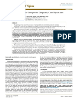 Fungal Spondylodiscitis Unexpected Diagnosis Case Report and Literature Review 2165 7939 1000313