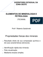 Mineralogia - Aula 3