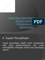 Hubungan Akuntansi Dengan Sistem Pengendalian Manajemen