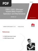 OBN208211 IManager N2000 BMS Platform Operation and Maintenance ISSUE2.00