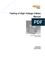 Very Low Frequency VLF Testing of HV Cables Manual HP 3651308 211216