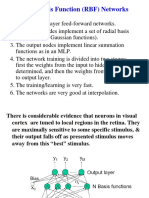 Radial Basis Function (RBF) Networks