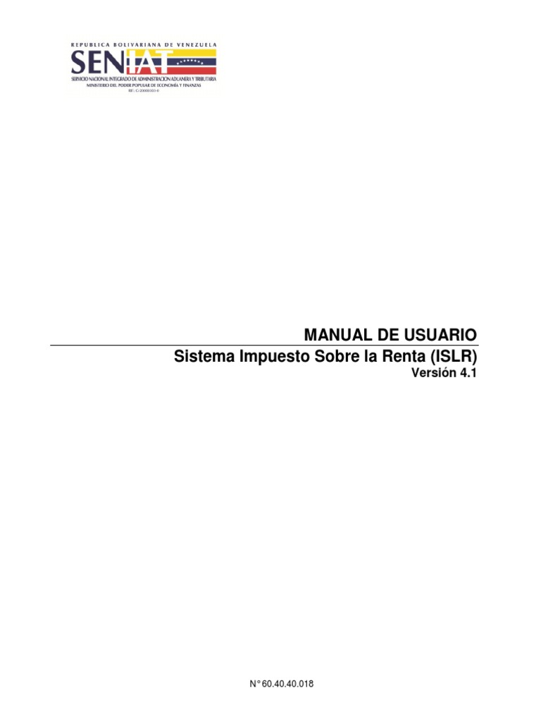 Manual Islr PDF | PDF | Point and Click | Impuestos