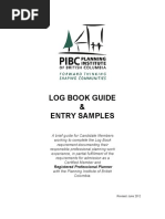 PIBC LogBook Guide&Samples Jun2012