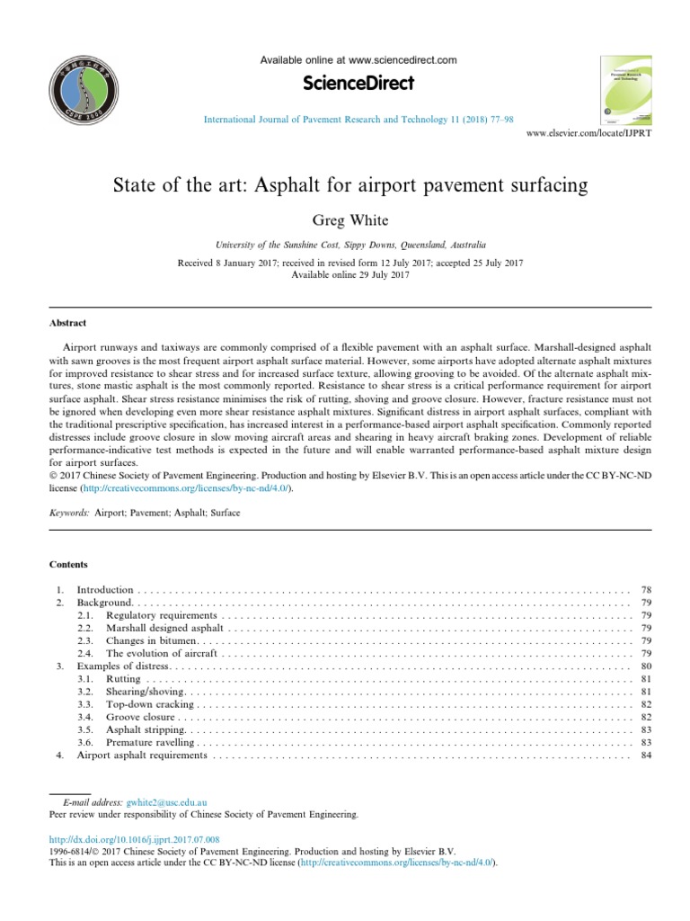 Asphalt Innovations for Airport Surfaces | PDF | Road Surface | Asphalt