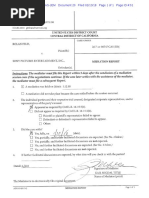 Feld v Sony Mediation Report
