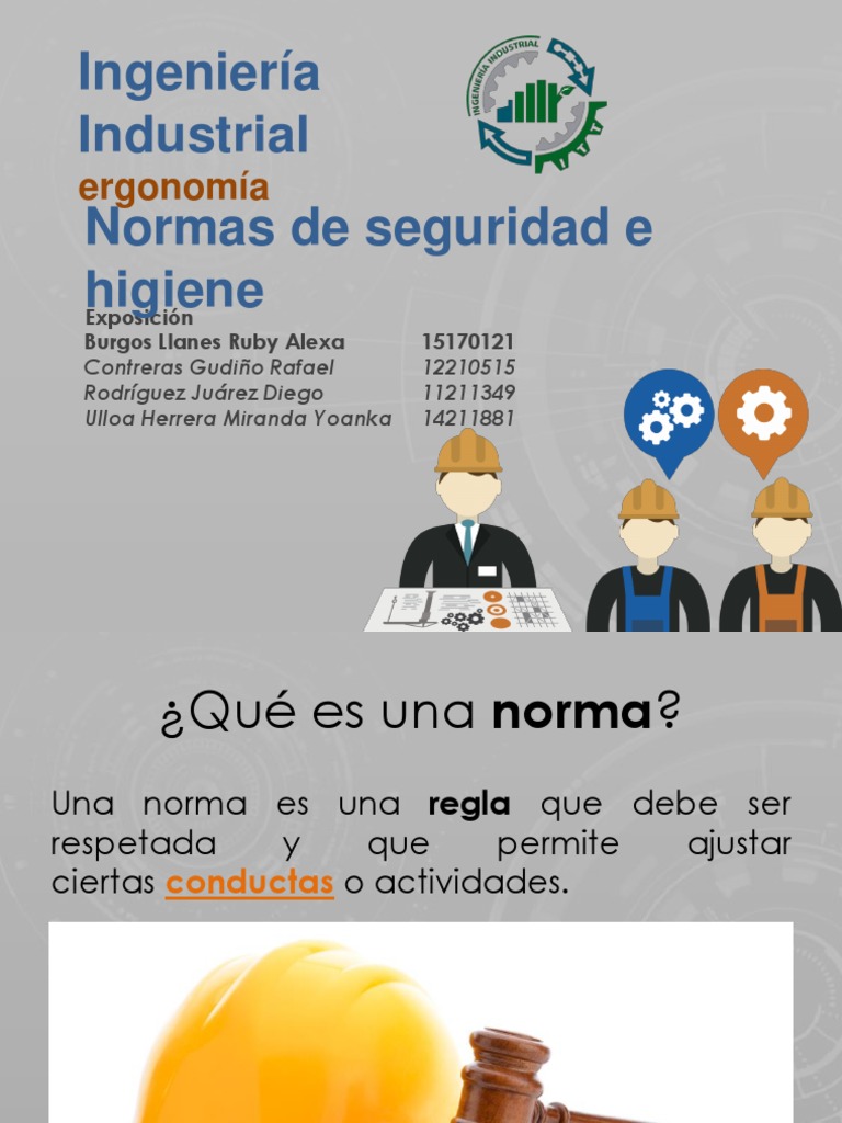 Normas de Seguridad e Higiene Higiene México