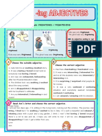Ed Ing Adjectives Kids PDF
