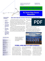 A Kick in The Grass - R.L. Turner Boys' Soccer Newsletter