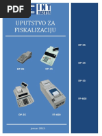 Uputstvo Za Fiskalizaciju