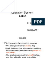 Operation System Lab 2: by Jin