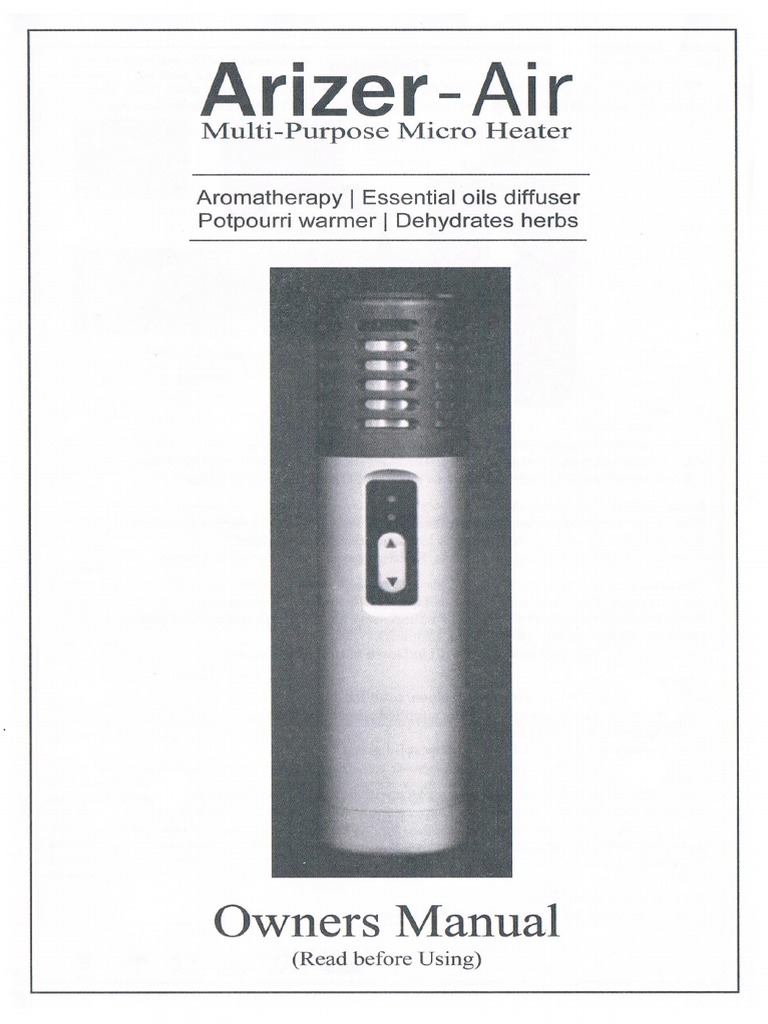 Arizer Air Manual 2 PDF