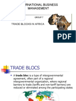International Business Management: Trade Blocks in Africa