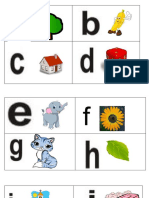 Abecedario 4 en Una Hojas Con Letra Minusculas