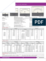 Rectangular AC & DC Panel Meter: MR60, CR60 MR65, CR65 MR100, CR100 MR120, CR120