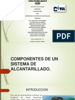 Componentes de Un Sistema de Alcantarillado