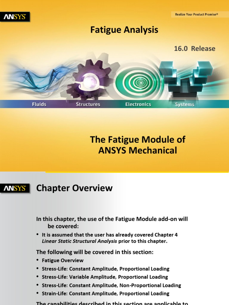 Mechanical Fatigue 16.0 L01 PDF | PDF | Fatigue (Material) | Stress ...