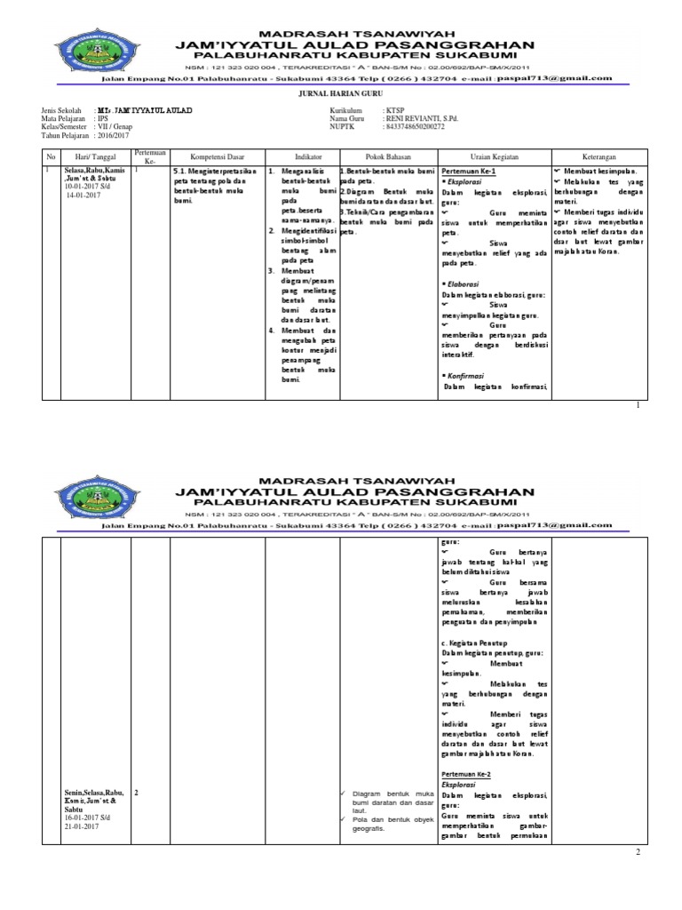 √ Contoh jurnal perlindungan anak