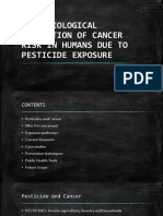 Epidemiological Evaluation of Cancer Risk in Humans Due To Pesticide Exposure