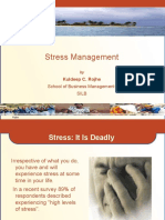 Stress Management: School of Business Management Silb