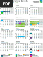 2018 Operational Calendar PDF