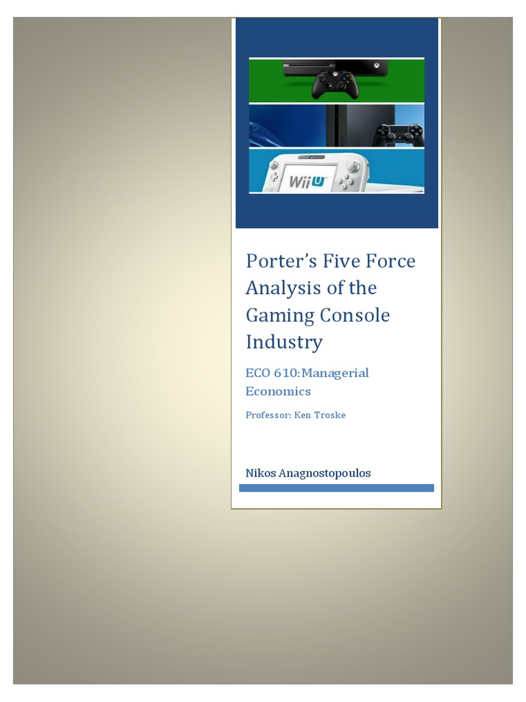 Gaming Console Industry Analysis | PDF | Video Game Consoles | Play Station