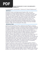 A REMEDIAL TEACHING PROGRAMME TO HELP CHILDREN WITH MATHEMATICAL DISABILITY